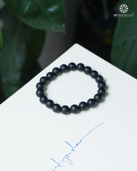 Vòng Tay Đá Thiền - Obsidian 8mm
