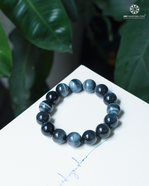 Vòng tay đá Mắt Đại Bàng Hawkeye stone VIP 14mm