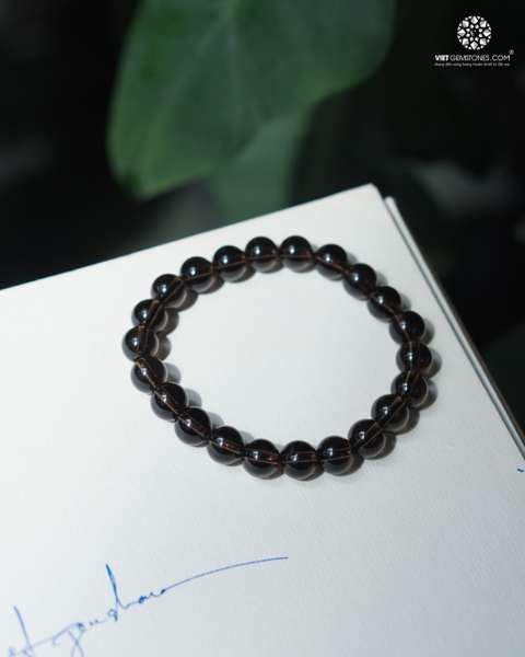 Vòng tay Thạch anh khói 08mm