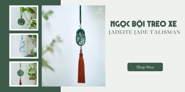 Vòng ngọc bội đá phong thủy - VietGemstones
