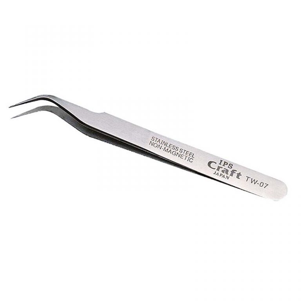 Nhíp nhọn cong không từ tính IPS TW-07 Nhật Bản