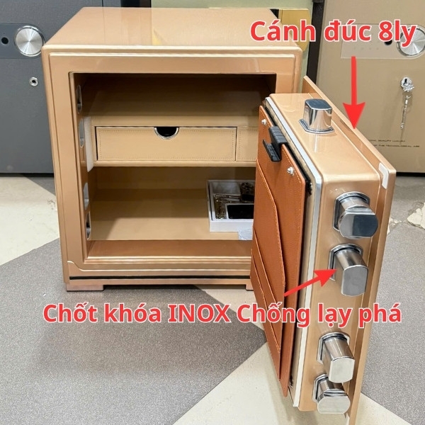 Két sắt AIPU ZR-45VI-G mini thông minh báo động điện thoại