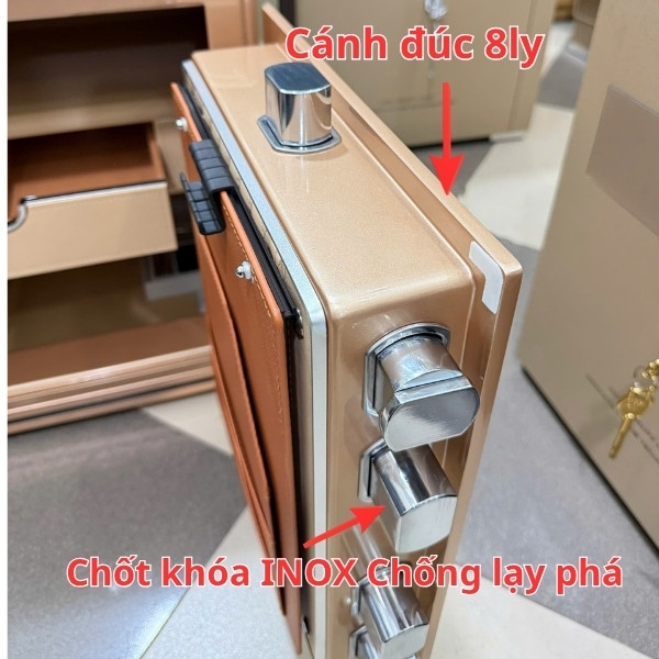 Két sắt AIPU ZR-45VI-G mini thông minh báo động điện thoại