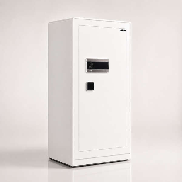Két sắt nhập khẩu AIPU LZII-120W màu trắng vân tay thông minh cỡ lớn