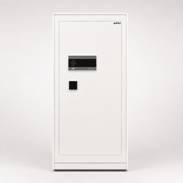 Két sắt nhập khẩu AIPU LZII-120W màu trắng vân tay thông minh cỡ lớn