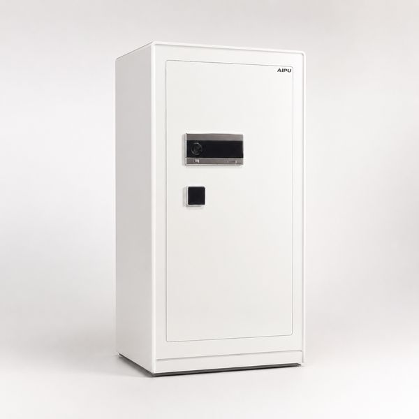 Két sắt nhập khẩu AIPU LZII-120W màu trắng vân tay thông minh cỡ lớn