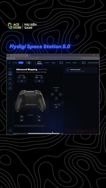 Trải nghiệm Flydigi Space Station 5.0 — Giao diện web mới thay thế app truyền thống