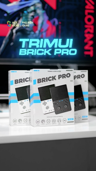 TrimUI Brick Pro chính thức về hàng — 3 màu sắc, thiết kế viên gạch cổ điển