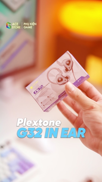 Tai Nghe Gaming Plextone G32 — In-Ear Driver 10mm Giá Mềm Cho Game Thủ Mobile
