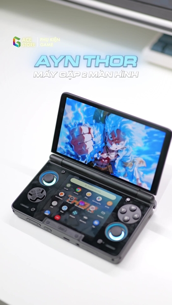 Trên tay AYN Thor — Máy chơi game gập hai màn hình AMOLED mạnh mẽ với Snapdragon 8 Gen 2