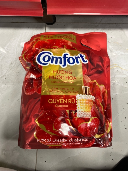 Nước Giặt Comfort Hương Nước Hoa 3,1L