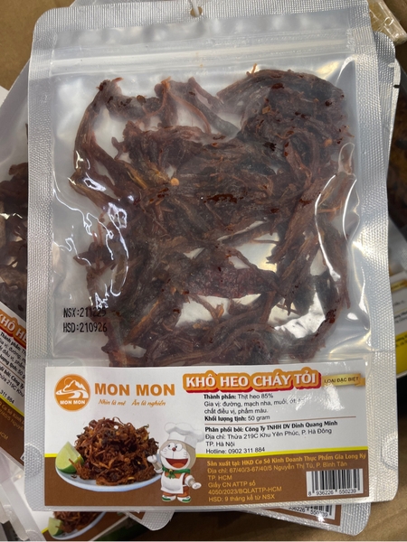 Khô Heo Cháy Tỏi 50g