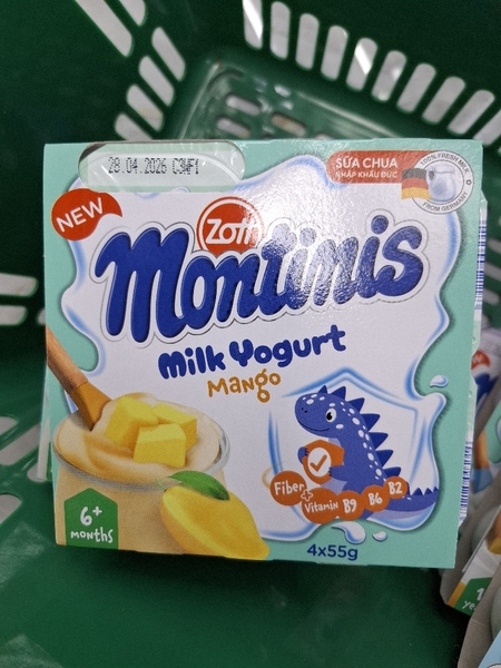 Sữa chua Montinis vị xoài 55g*6