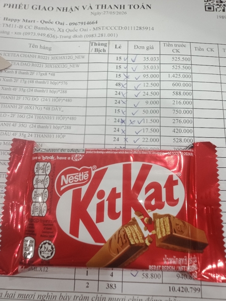 KIT KAT THANH 4F 35G (F/W) - COCOA