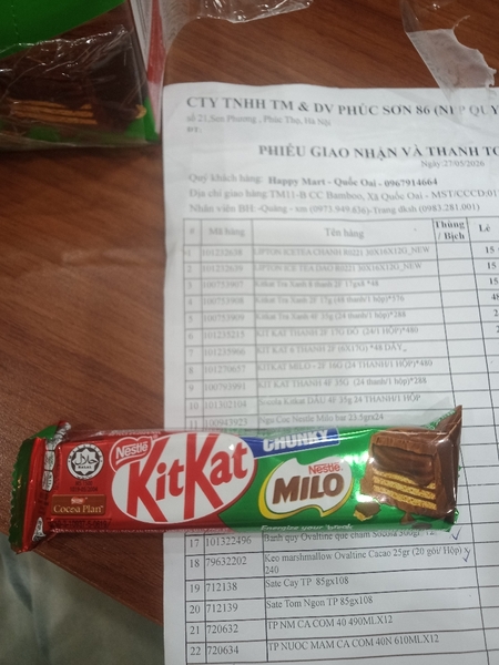 Kitkat Chunky Milo 38g