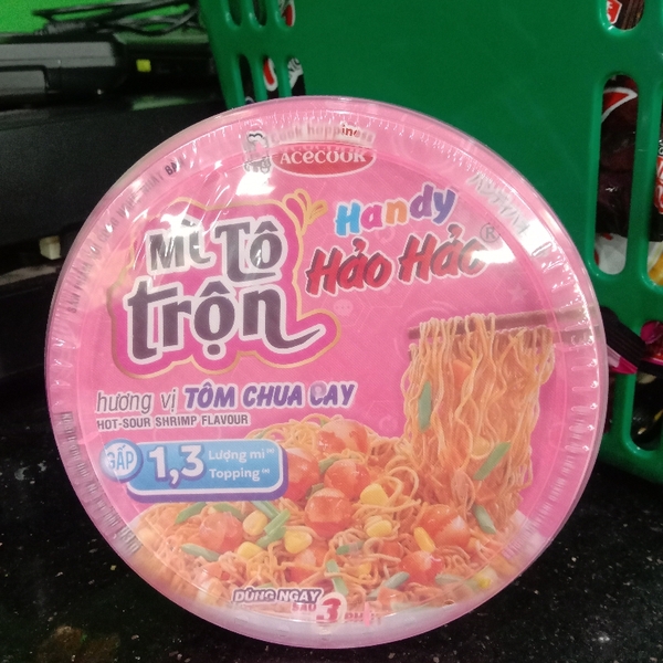 Mì Tô Trộn Handy Hảo Hảo Hương Vị Tôm Chua Cay 93G