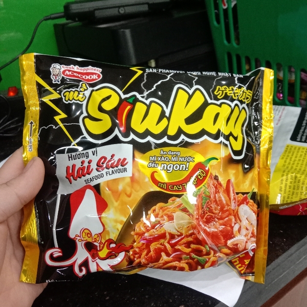 Mì Siu Kay Vị Hải Sản Acecook Gói 128G