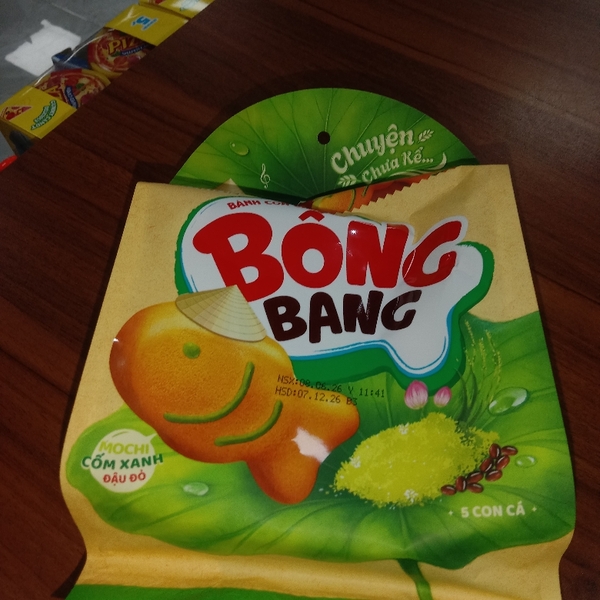 Bống Bang Cốm Xanh Đậu Đỏ 145g