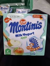 Sữa chua Montinis vị Táo 55g*6