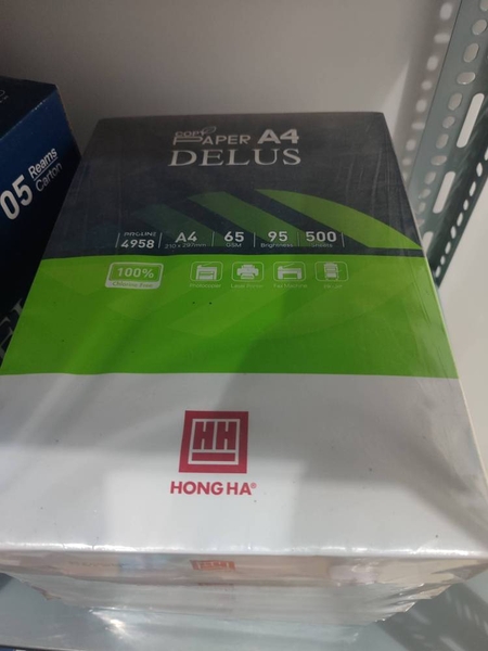 4958 - Giấy A4 Hồng Hà Delus