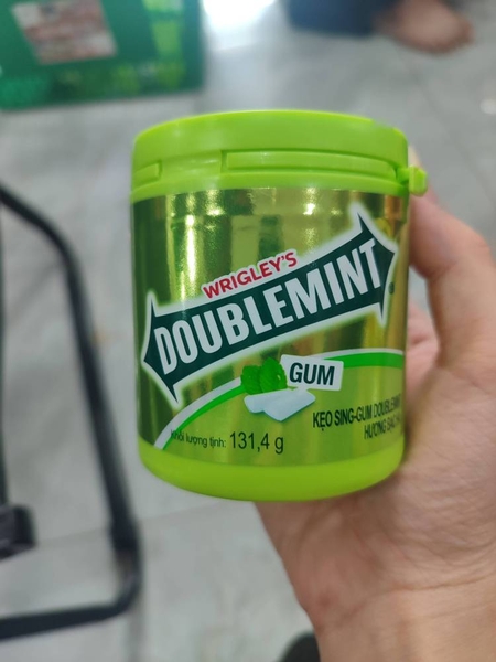 Kẹo sing gum Doublemint hương bạc hà 131,4g