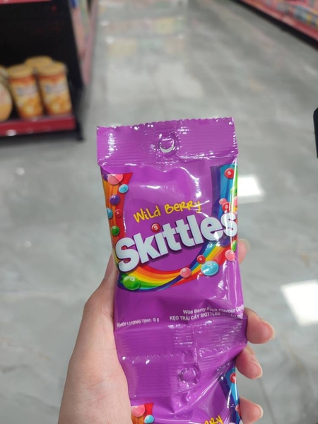 Kẹo trái cây Skittle vị dâu rừng 15g