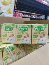 Sữa đậu nành Fami nguyên chất ít đường 200ml