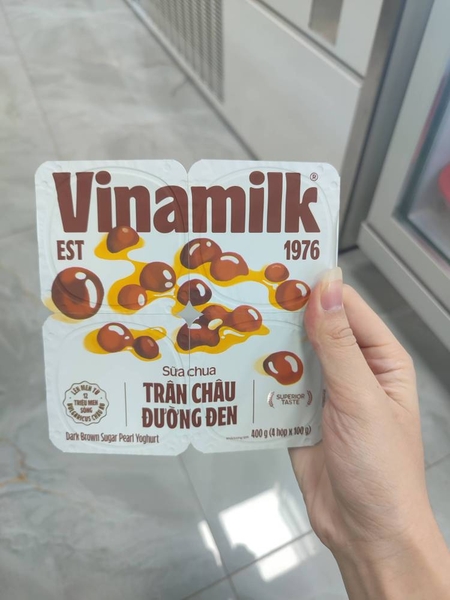 Sữa chua VNM trân châu đường đen 100g
