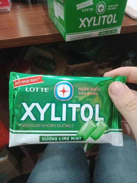 Vỉ xylitol 11,6g bạc hà