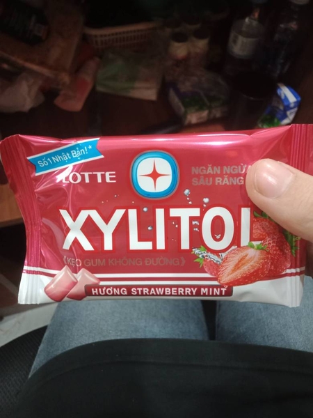 Vỉ xylitol 11,6g dâu