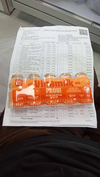 Vinamilk Probi Sữa Chua Men Sống Hương Cam 65ml