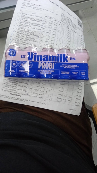 Vinamilk Probi Sữa Chua Uống Men Sống Hương Việt Quất 65ml