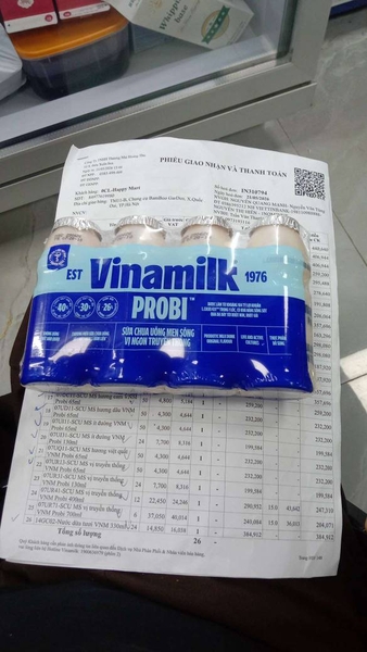 Vinamilk Probi Sữa Chua Uống Men Sống Vị Truyền Thống 130ml