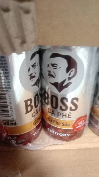 Boss Cà Phê Sữa lon 180ml