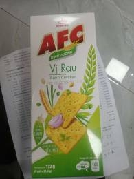 Bánh Cracker AFC Dinh Dưỡng Vị Rau 172G