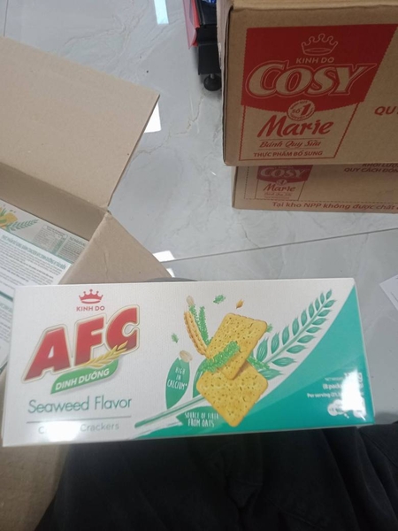 Bánh Cracker AFC Dinh Dưỡng Vị Tảo Biển 172G