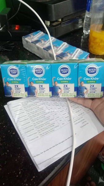 Sữa Tiệt Trùng Cao Khoẻ Có Đường 110ml