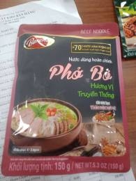 Nước dùng hoàn chỉnh Barona Phở Bò 150g