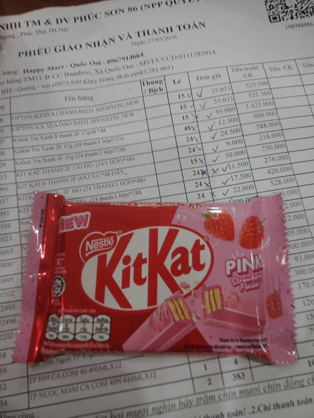 Bánh KiTKat Hương Dâu 4F 35g