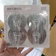 Vỉ 4 móc dán tường hình táo