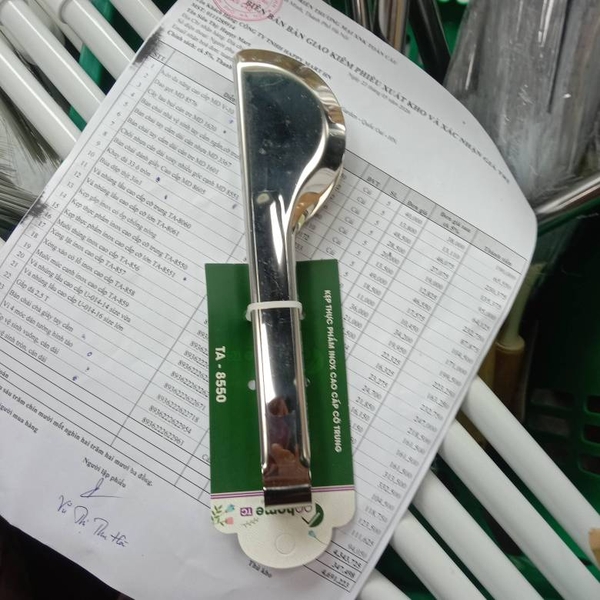 Kẹp thực phẩm inox cao cấp cỡ trung