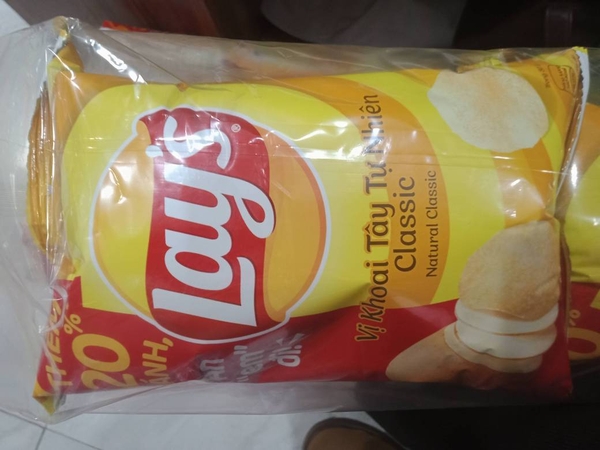Lays Vị Khoai Tây Tự Nhiên 38g