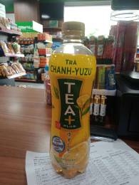 Tea+ Trà Ô Long Chanh Yuzu Chai Nhựa 450ml
