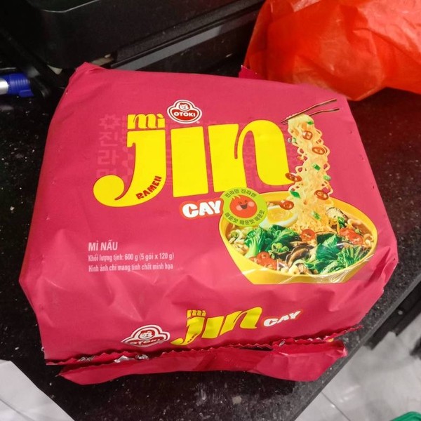 mì JIN cay túi 5 gói