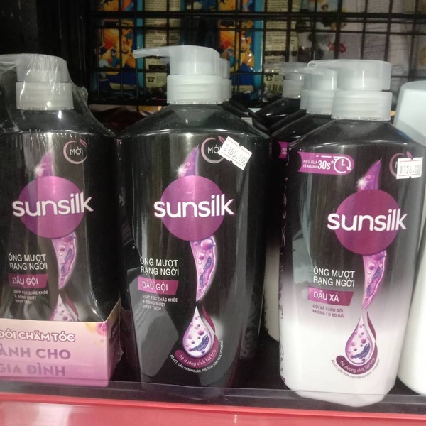 Dầu gội Sunsilk đen 800g