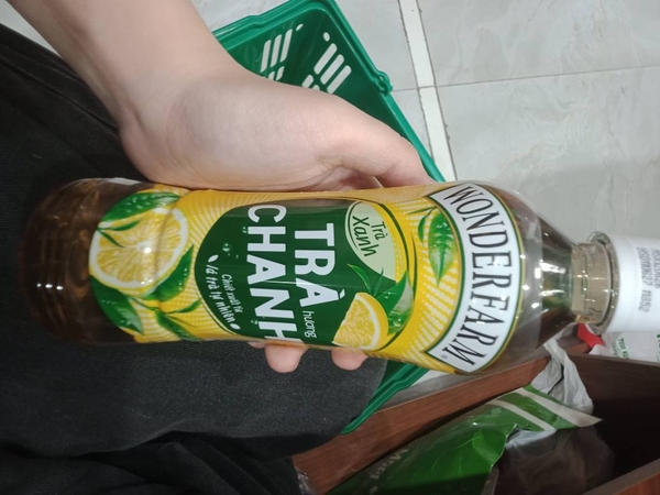 Trà Xanh Wonderfarm Hương Chanh 430ml