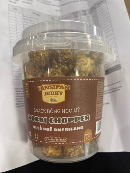 Snack Bỏng Ngô Bobbi Vị Caffe 120g