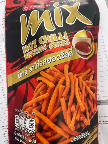 Bánh Que Mix Vị Ớt Cay 50g