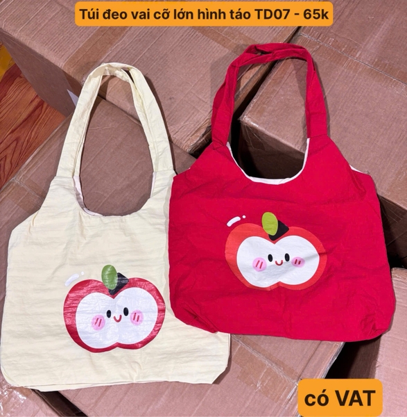 Túi vải hình táo TD07