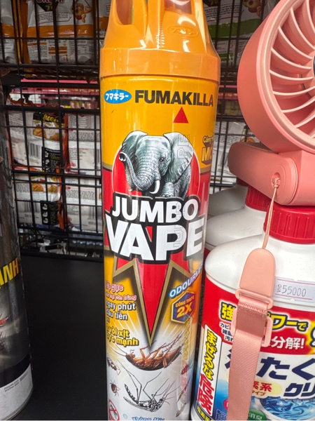 Xịt muỗi Jumbo không mùi 600ml